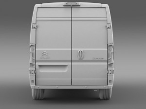 citroen jumper van l2h2 2015 3D Model