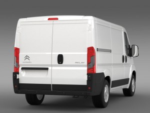 citroen relay van l1h1 2015 3D 模型