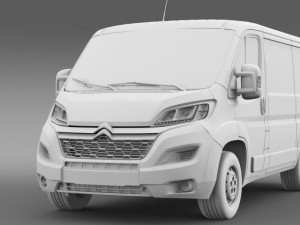 citroen relay van l1h1 2015 3D 模型