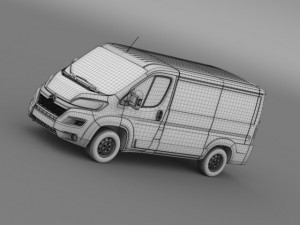 citroen relay van l1h1 2015 3D 模型