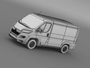 citroen relay van l1h1 2015 3D Model