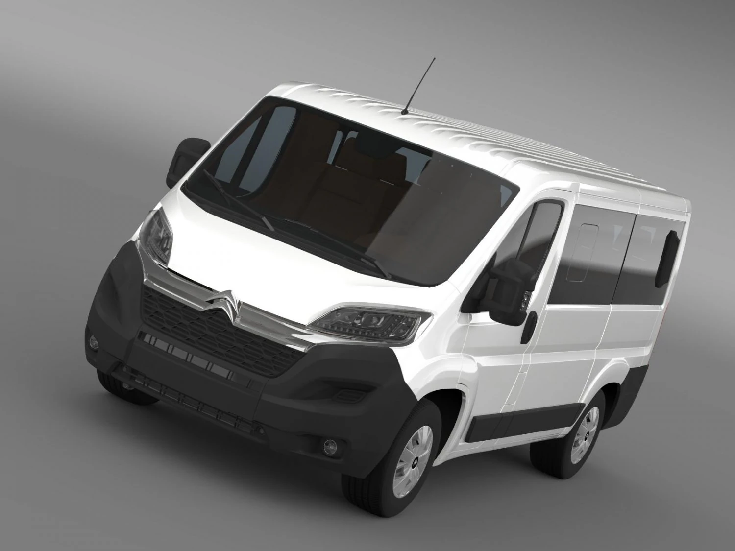 citroen jumper combi l1h1 2015 3D Model .c4d .max .obj .3ds .fbx .stl .blend 