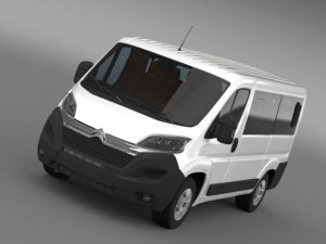 citroen jumper combi l1h1 2015 3D Model