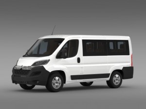 citroen jumper combi l1h1 2015 3Dモデル