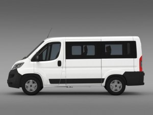 citroen jumper combi l1h1 2015 3Dモデル