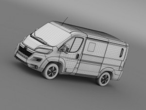 citroen jumper combi l1h1 2015 3Dモデル