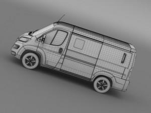 citroen jumper combi l1h1 2015 3Dモデル