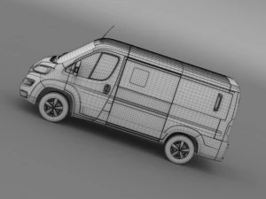 citroen jumper combi l1h1 2015 3D Model