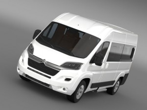 citroen jumper combi l2h2 2015 3D Model