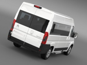 citroen jumper combi l2h2 2015 3D 모델