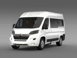 citroen jumper combi l2h2 2015 3D 모델