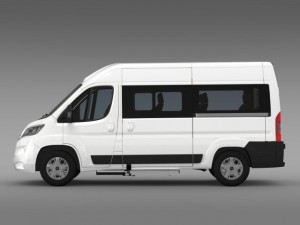 citroen jumper combi l2h2 2015 3D 모델