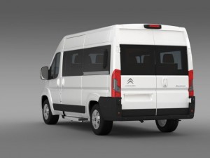 citroen jumper combi l2h2 2015 3D 모델