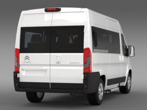 citroen jumper combi l2h2 2015 3D 모델