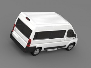 citroen jumper combi l2h2 2015 3D 모델