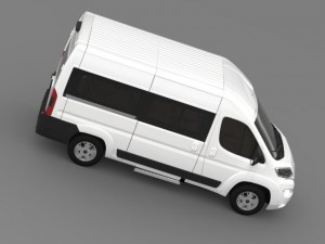 citroen jumper combi l2h2 2015 3D 모델
