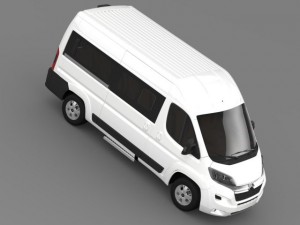 citroen jumper combi l2h2 2015 3D 모델