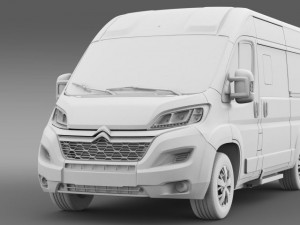 citroen jumper combi l2h2 2015 3D 모델