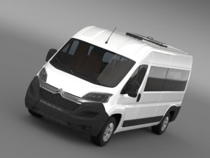 citroen jumper combi l3h2 2015 Model 3D
