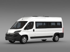 citroen jumper combi l3h2 2015 Modelo 3D