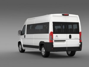 citroen jumper combi l3h2 2015 Modelo 3D