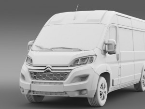 citroen jumper combi l3h2 2015 Modelo 3D