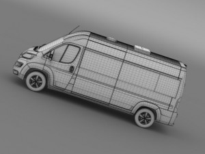 citroen jumper combi l3h2 2015 Modelo 3D