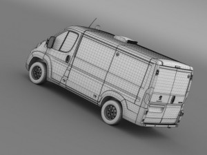 peugeot boxer collection services 2015 3D-Modell