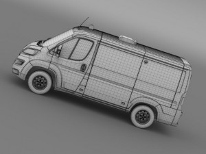peugeot boxer collection services 2015 3D-Modell