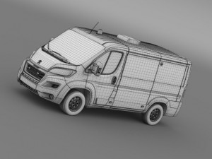 peugeot boxer collection services 2015 3D-Modell