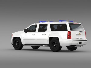chevrolet suburban z71 police 3Dモデル