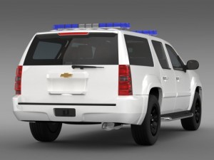 chevrolet suburban z71 police 3Dモデル