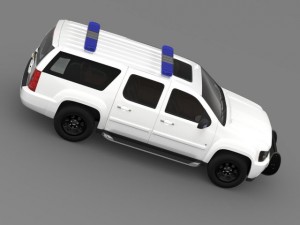chevrolet suburban z71 police 3Dモデル