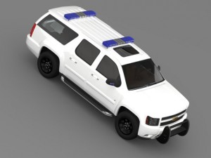 chevrolet suburban z71 police 3Dモデル