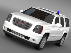 gmc denali fbi 3D Model