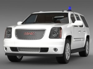 gmc denali fbi 3D Model