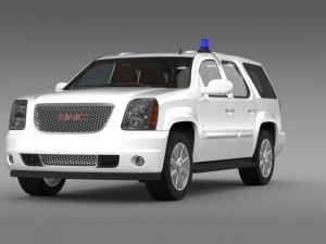 gmc denali fbi 3D Model