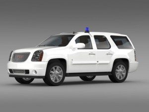 gmc denali fbi 3D Model