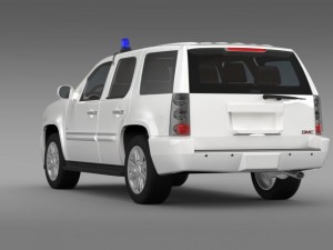 gmc denali fbi 3D Model