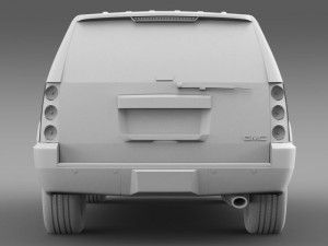 gmc denali fbi 3D Model