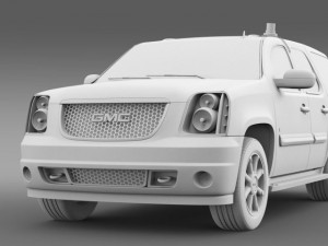 gmc denali fbi 3D Model