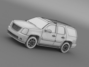 gmc denali fbi 3D Model