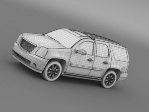 gmc denali fbi 3D Model