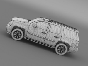 gmc denali fbi 3D Model
