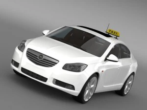 opel insignia taxi 3D Model