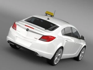 opel insignia taxi 3D Model