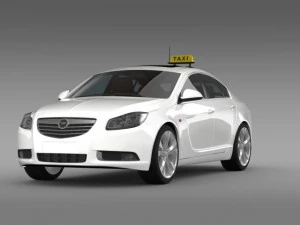 opel insignia taxi 3D Model