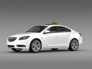 opel insignia taxi 3D Model