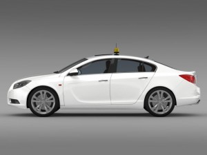 opel insignia taxi Modelo 3D
