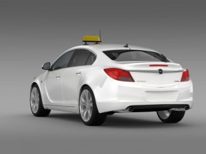 opel insignia taxi Modelo 3D